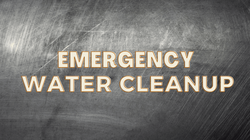 Emergency Water Cleanup - Laundromat in FL 33405