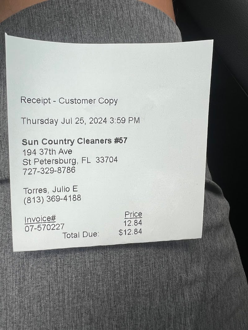 Sun Country Cleaners - Laundromat in FL 33704